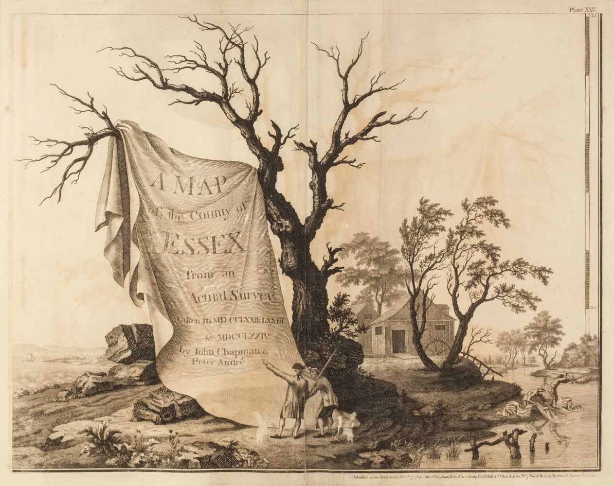 Lot 126 - Essex. Chapman J. & Andre P.), A map of the County of Essex, from an actual Survey..., 1777