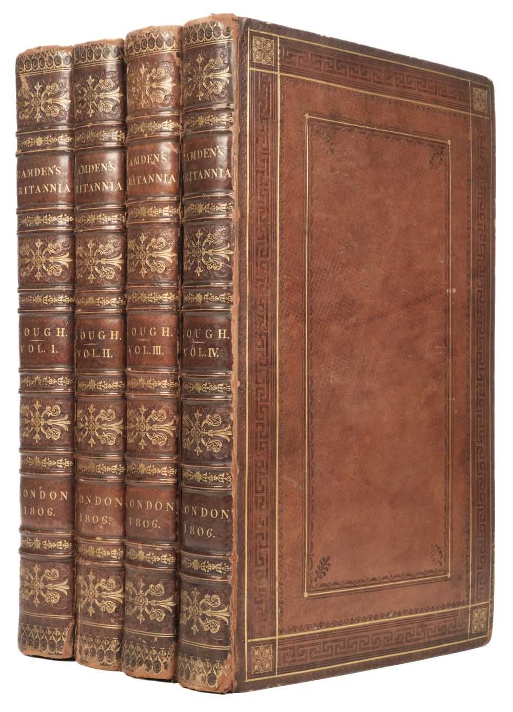 Lot 46 - Camden (William). Britannia: or a Chorographical Description, 4 volumes, 1806