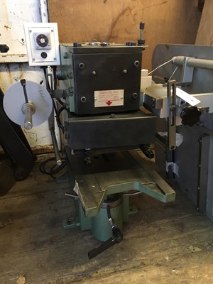 Lot 468 - Lettering machine. An Impress HM4 hot foil lettering machine