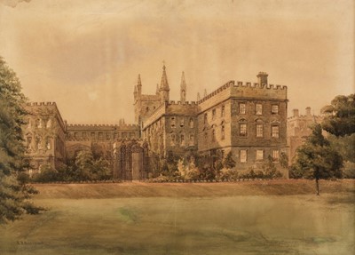 Lot 235 - Oxford. Barraud (Francis P. 1824 - 1901) New College Oxford