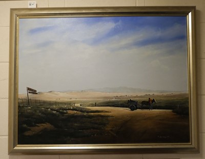 Lot 467 - Bonney (Peter, 1953-). Veldt Landscape, 1989, oil on canvas, signed