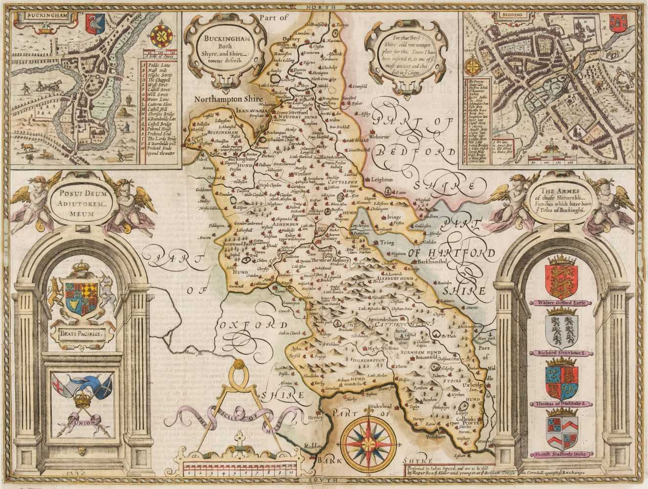 Lot 112 - Buckinghamshire. Speed (John), Buckingham