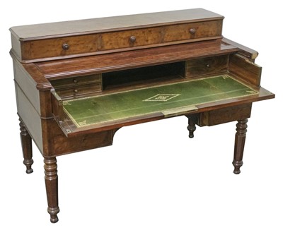 Lot 124 - Writing Desk. A Victorian desk probably rosewood