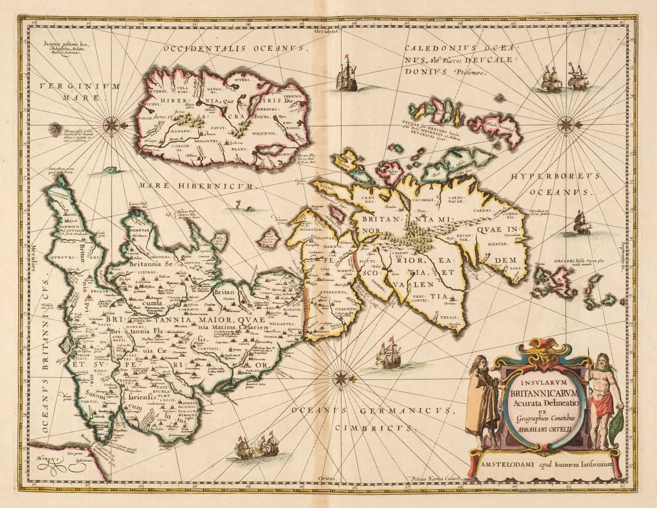 Lot 194 - British Isles. Jansson (Jan & Ortelius Abraham), Insularum Britannicarum..., circa 1646