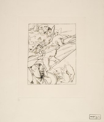 Lot 251 - Ayrton (Michael, 1921-1975). Spears (Archilochos Suite), etching with drypoint, 1975