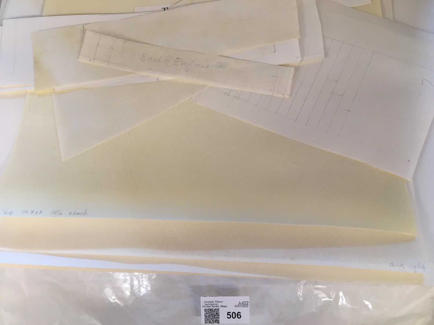 Lot 506 - Vellum. Six sheets of 'Kelmscott' vellum