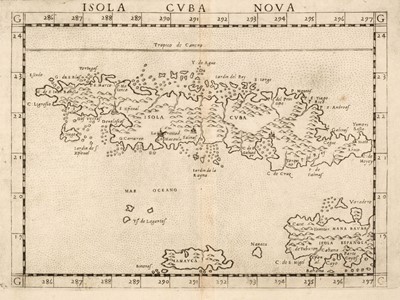 Lot 121 - Cuba. Ruscelli (Girolamo), Isola Cuba Nova, Venice, circa 1561