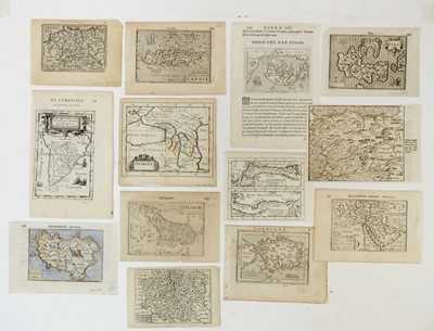 Lot 130 - Foreign Maps. A collection of approximately 220 maps, 16th - 19th century