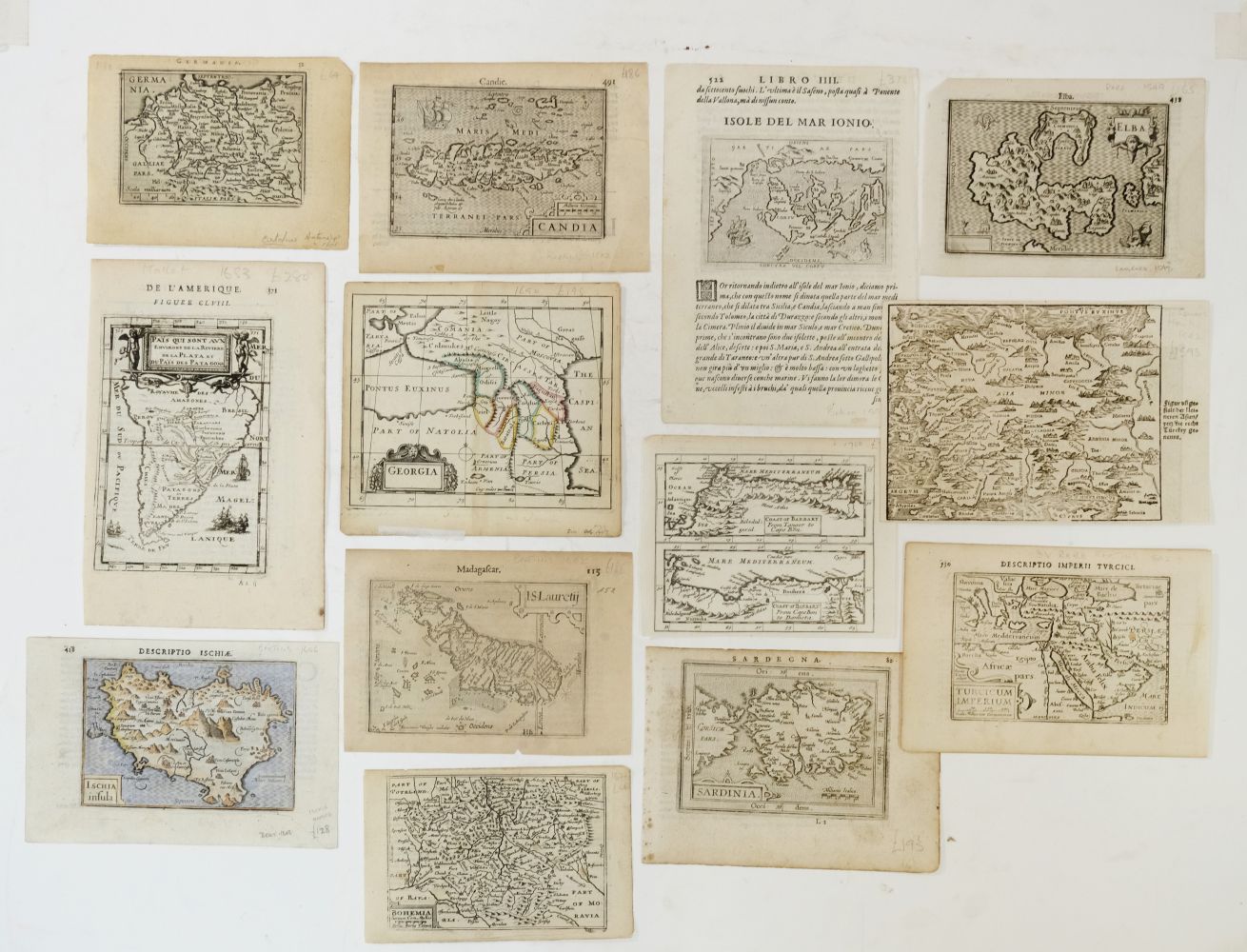 Lot 130 - Foreign Maps. A collection of approximately