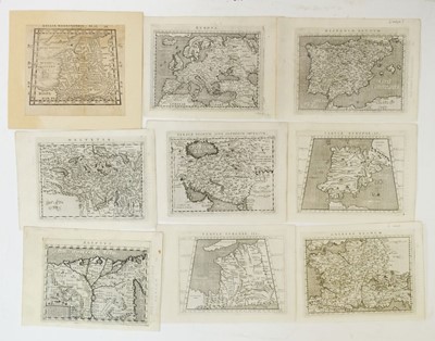 Lot 130 - Foreign Maps. A collection of approximately 220 maps, 16th - 19th century