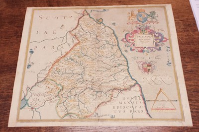 Lot 195 - Northumberland. Saxton (Christopher), Northumbriae Comitatus..., 1579