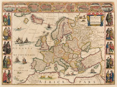 Lot 127 - Europe. Blaeu (W. J.), Europa recens descripta, Amsterdam, circa 1648