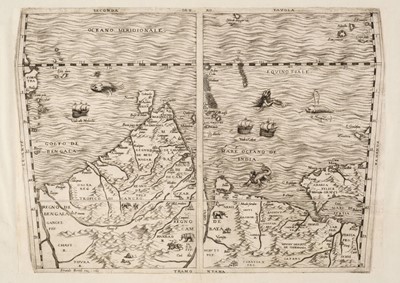 Lot 140 - Indian Ocean. Bertelli (Ferrando), Seconda Ostro Tavola, Venice, circa 1565
