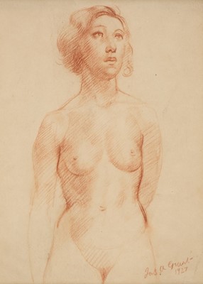 Lot 227 - Grant (James Arden, 1887-1974). Study of a female nude, 1927, & a quantity of others