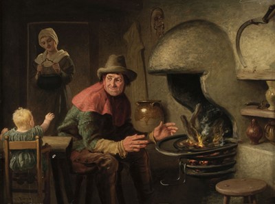 Lot 286 - Bromley (Valentine Walter, 1848-1877). The Rustic Hearth, 1873