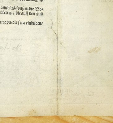 Lot 128 - Europe. Bunting (Heinrich), Europa Prima pars Terrae in Forma Virginis, 1581