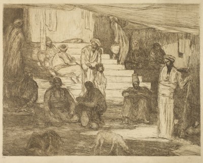 Lot 352 - Bauer (Marius 1867-1932). In Stamboul, and other etchings