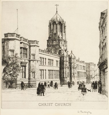 Lot 387 - Fairclough (Wilfred R. E., 1907-1996). Christ Church, Magdalen Bridge, etching...