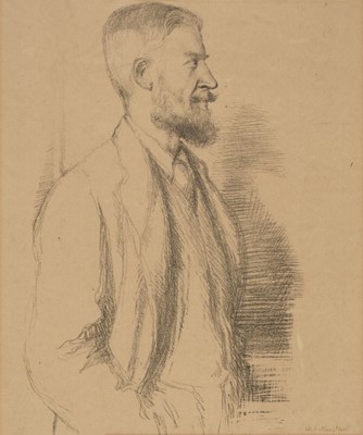 Lot 351 - Rothenstein (William, 1872-1945). George Bernard Shaw, [1897]