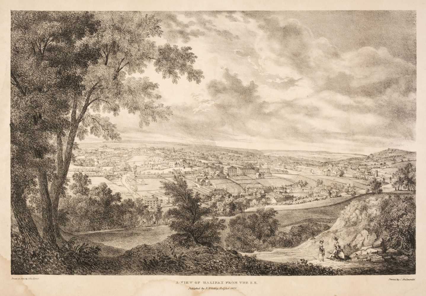 Lot 220 - Halifax. Horner (John), A View of Halifax from the S. E. N. Whitley, Halifax, 1822