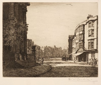 Lot 357 - Carline (Sydney William, 1888-1929). Views of Oxford, circa 1911, 6 etchings