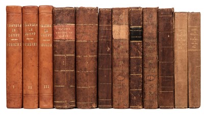 Lot 38 - Sonnini (C.S). Travels in Upper and Lower Egypt, 1st edition in English, 3 volumes, 1799