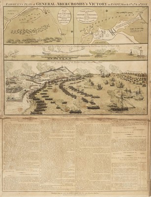 Lot 208 - Fairburn (John, publisher). Fairburn's Plan of General Abercromby's Victory..., 1801