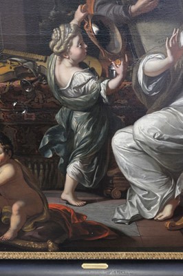 Lot 257 - Collenius (Hermannus Collum, 1649/1650-1723 Groningen). Allegory of the Transience of Worldly Affairs