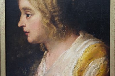 Lot 255 - Rubens (Peter Paul, 1577-1640, follower of). Head of a Woman in Profile, 17th century