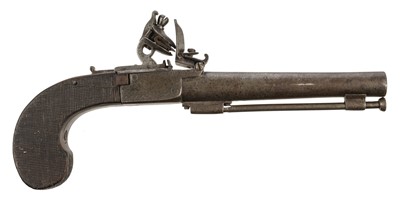 Lot 331 - Pistol. A George III flintlock pistol