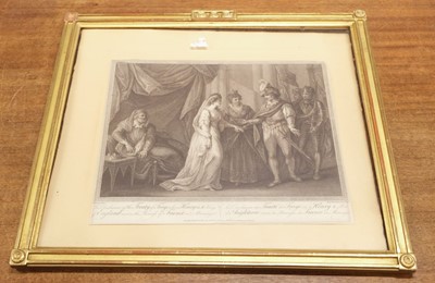 Lot 217 - Bartolozzi (Francesco, 1727-1815). The Conclusion of the Treaty of Troye..., and one other