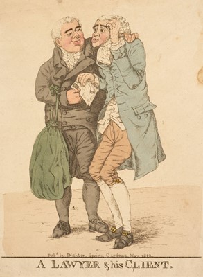 Lot 216 - Dighton (Richard). Four caricatures, 1801 - 12