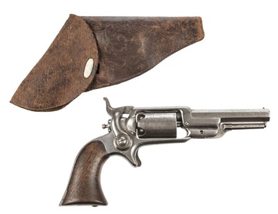 Lot 345 - Revolver. A 19th century American Colt 5-shot revolver