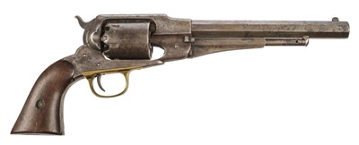 Lot 343 - Revolver. A 19th century American 6-shot revolver by Remington & Sons
