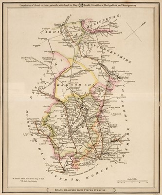 Lot 174 - Roads Maps. A collection of approximately 50 maps, mostly 18th century