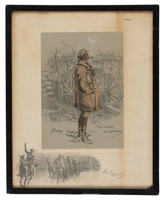 Lot 327 - Payne (Charles Johnson, 'Snaffles'). 'The Gunner, Good Hunting! Old Sportsman', 1916