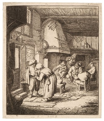 Lot 217 - Ostade (Adriaen Jansz. van, 1610-1685). Group of ten etchings, circa 1640-1646