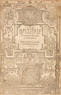 Lot 279 - Comines (Philip de). The Historie of Philip de Commines Knight, 2nd edition in English, 1601