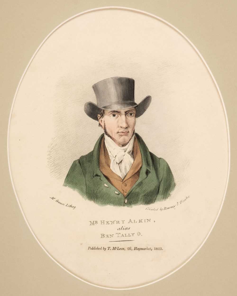 Lot 249 - Alken (Henry). Gauci (M. lithographer), Mr Henry Alken, alias Ben Tally O, T. McLean, 1823