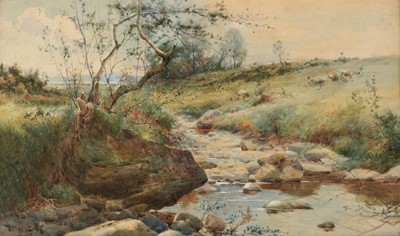 Lot 285 - Hogg (Archibald W., 1885-1903). Upland Stream, circa 1885