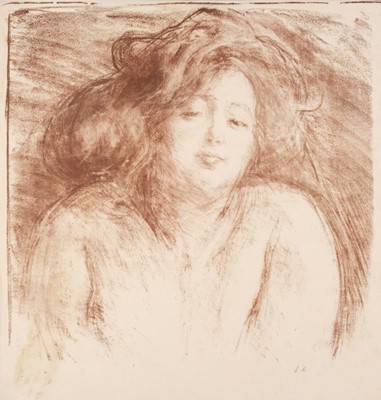 Lot 354 - Belleroche (Albert de, 1864-1944). Désabandon (Lili) ou Femme aux Cheveux Défaits, and 3 others