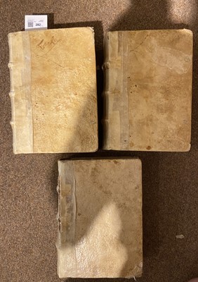 Lot 282 - Alciati (Andre et al). Decretum gratiani, emendatum, et notationibus illustratum, 2 volumes, 1615