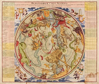 Lot 118 - Celestial Chart. Homann (J. B.), Hemisphaerium Coeli Australe, Nuremberg, circa 1730