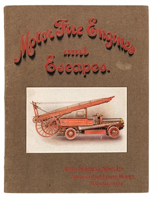 Lot 258 - Fire Engines Catalogue. Motor Fire Engines and Escapes. John Morris & Sons Ltd.