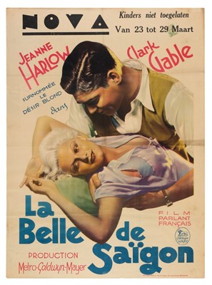 Lot 386 - Film Poster. Red Dust (La Belle de Saigon), M.G.M., 1932