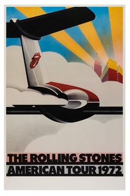 Lot 415 - Rolling Stones Poster. The Rolling Stones American Tour 1972