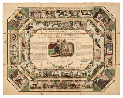 Lot 259 - Georgian Table Game. A New, Moral and Entertaining Game of the Reward of Merit