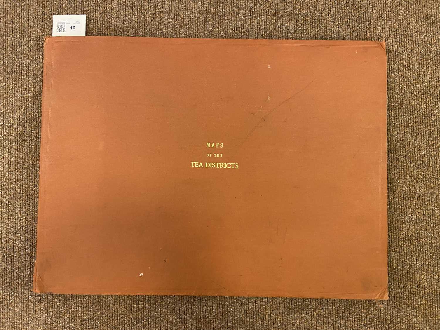 Lot 16 Indian Tea Plantations. Maps of the Following