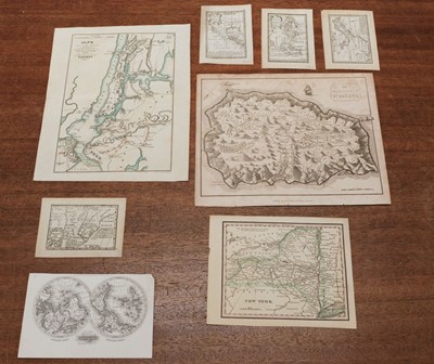 Lot 210 - Foreign Maps. A collection of approximately 150 maps, 18th & 19th century