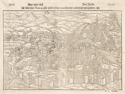 Lot 232 - Rome. Munster (Sebastian), Der Statt Rom in aller Welt bekannt..., 1560 or later